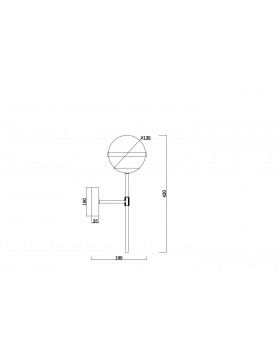 Настенный светильник (бра) Freya FR5204WL-01BS-foto6