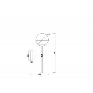 Настенный светильник (бра) Freya FR5204WL-01BS-foto6