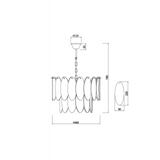Подвесной светильник Freya FR5189PL-09CH-foto5