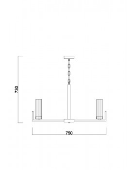 Подвесной светильник Freya FR5214PL-08BS-foto7