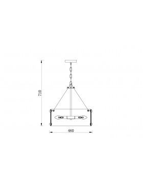 Подвесной светильник Freya FR5190PL-06BS-foto6