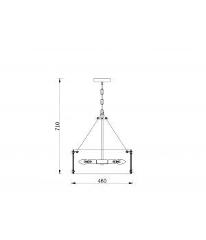 Подвесной светильник Freya FR5190PL-06BS-foto6