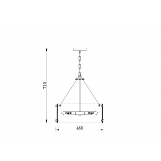 Подвесной светильник Freya FR5190PL-06BS-foto6