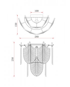 Настенный светильник (бра) Freya FR5143WL-01G-foto2