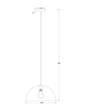 Подвесной светильник Freya FR5218PL-01BS-foto3