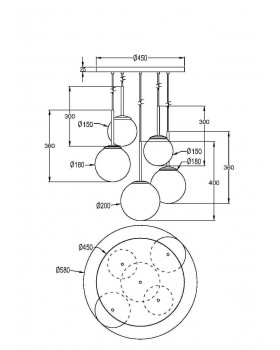 Подвесной светильник Maytoni MOD321PL-05W-foto2