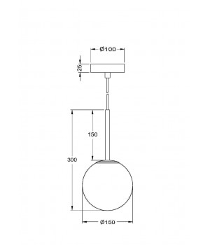 Подвесной светильник Maytoni MOD321PL-01B-foto2