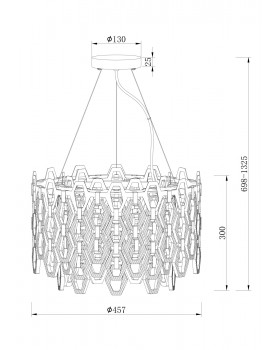 Подвесной светильник Maytoni MOD490PL-07G-foto3