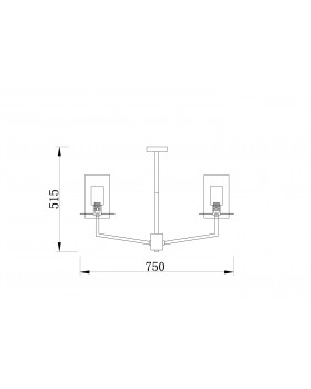 Подвесной светильник Freya FR5206PL-06FG-foto3