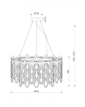 Подвесной светильник Maytoni MOD490PL-09G-foto6