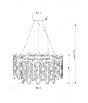 Подвесной светильник Maytoni MOD490PL-09G-foto6