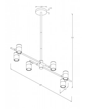 Подвесной светильник Freya FR5201PL-06B-foto5