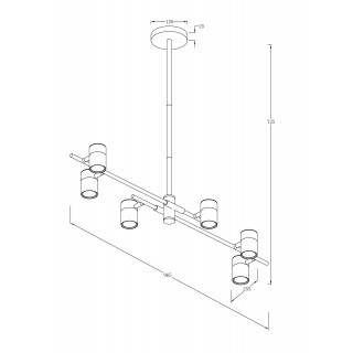 Подвесной светильник Freya FR5201PL-06B-foto5