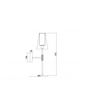 Настенный светильник (бра) Freya FR5196WL-01BBS-foto5