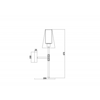 Настенный светильник (бра) Freya FR5196WL-01BBS-foto5