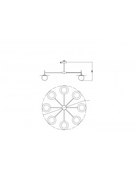 Подвесной светильник Freya FR5202PL-08BS-foto5
