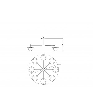 Подвесной светильник Freya FR5202PL-08BS-foto5