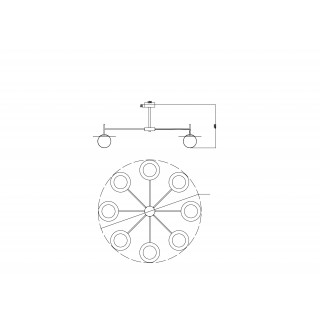 Подвесной светильник Freya FR5202PL-08BS-foto5