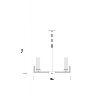 Подвесной светильник Freya FR5214PL-05BS-foto2