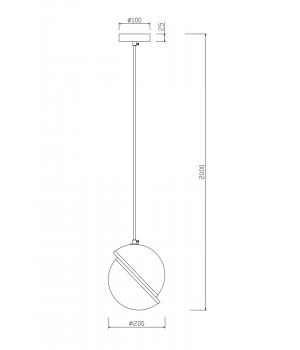 Подвесной светильник Freya FR5181PL-01CH-foto5