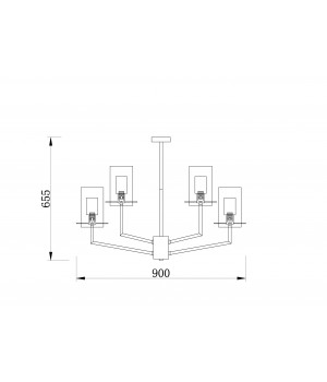 Подвесной светильник Freya FR5206PL-09FG-foto4