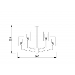 Подвесной светильник Freya FR5206PL-09FG-foto4