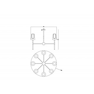Люстра Freya FR5196PL-08BBS-foto5