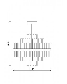 Подвесной светильник Freya FR5216PL-06BS-foto2