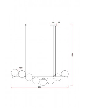 Подвесной светильник Freya FR5199PL-08BS1-foto2