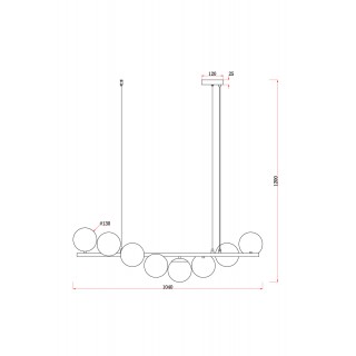 Подвесной светильник Freya FR5199PL-08BS1-foto2