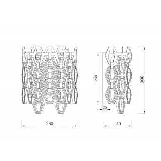 Настенный светильник (бра) Maytoni MOD490WL-02G-foto5