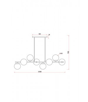 Подвесной светильник Freya FR5199PL-08BS-foto2