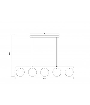 Подвесной светильник Freya FR5199PL-05BS-foto4