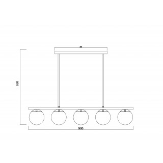 Подвесной светильник Freya FR5199PL-05BS-foto4