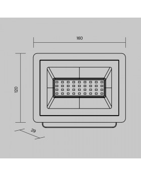 Прожектор Outdoor FL001-L30B4K-foto9