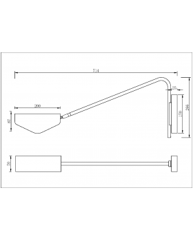 Настенный светильник (бра) Maytoni MOD417WL-01BS1-foto2