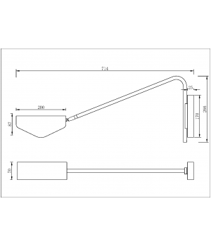 Настенный светильник (бра) Maytoni MOD417WL-01BS1-foto2
