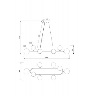 Подвесной светильник Freya FR5222PL-08B1-foto5