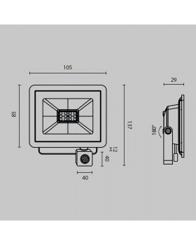 Прожектор Outdoor FL001-L10B4KSR-foto9