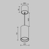 Подвесной светильник Technical P100PL-20W4K-B