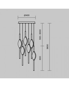 Подвесной светильник Maytoni MOD347PL-L48BS3K-foto6