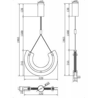 Подвесной светильник Maytoni P091PL-L18G3K-foto2