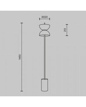 Напольный светильник (торшер) Maytoni MOD178FL-L11G3K-foto5