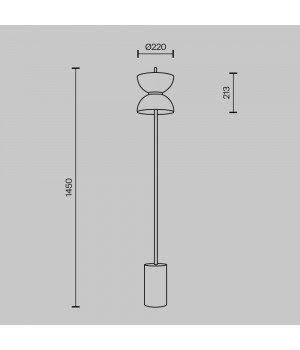 Напольный светильник (торшер) Maytoni MOD178FL-L11G3K-foto5