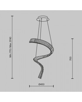 Подвесной светильник Maytoni P097PL-L48BS3K-foto6