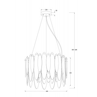 Подвесной светильник Freya FR5217PL-05FG-foto5