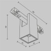 Трековый светильник Technical TR121-2-7W4K-BS