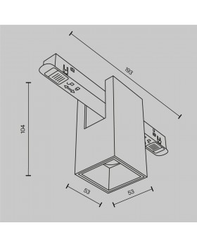 Трековый светильник Technical TR121-2-7W4K-BS-foto9