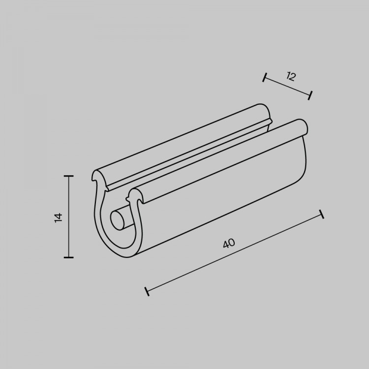 Комплектующие для текстильной подвесной системы Technical TRA130BF-B