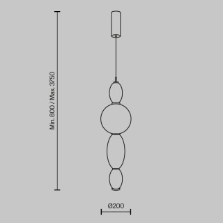 Подвесной светильник Maytoni MOD297PL-L12BS3K-foto7